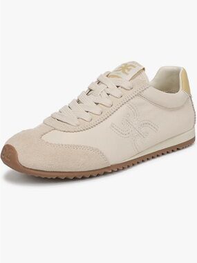 Sam Edelman Size 8 Isella Leather Logo Lace Up Sneakers
